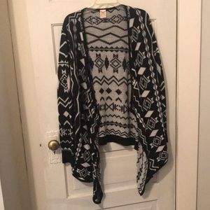 Printed cardigan